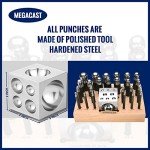 26-Piece Dapping Punch Block Set for Jewelry Making