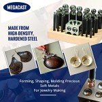 26-Piece Dapping Punch Block Set for Jewelry Making