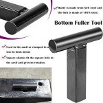 5PCS Anvil Hardy Tool Set for Blacksmithing