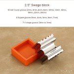 Swage Metal Forming Block for Jewelry Making
