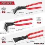 MAXPOWER 3-Piece Sheet Metal Bending Tool Set