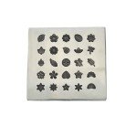 Flower Design Shot Plate for Jewelry Making