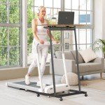 Portable Adjustable Height Rolling Desk for Metalworking