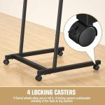 Portable Adjustable Height Rolling Desk for Metalworking