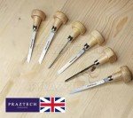 6-Piece Graver Tool Set with Wooden Handles