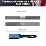 19PCS Metal & Rasp File Set with Tote Bag
