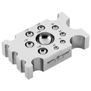 Steel Dapping Block for Jewelry Making
