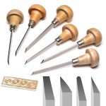6-Piece High-Speed Steel Stone Setting Graver Set