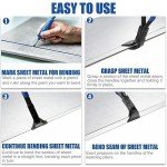 3-Piece Sheet Metal Hand Seamer Tool Set