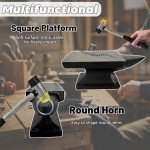 Mini Horn Anvil Set with Rubber Hammer