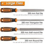 25-Piece Premium Metal Files Set with Case
