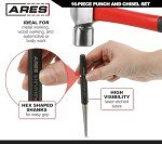 16-Piece Punch and Chisel Set for Metalsmithing