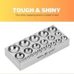 24 Cavity Steel Dapping Block for Jewelry Making