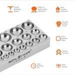 24 Cavity Steel Dapping Block for Jewelry Making