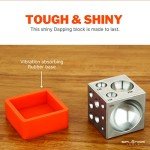 2" Square Steel Dapping Block for Jewelry Making