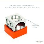 2" Square Steel Dapping Block for Jewelry Making