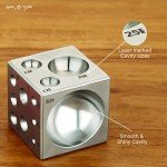 2" Square Steel Dapping Block for Jewelry Making