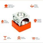 2" Square Steel Dapping Block for Jewelry Making