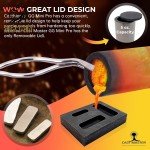 USA PRO Mini Propane Jewelry Kiln with Crucible
