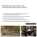 1" Hardy Anvil Tool for Bending and Twisting