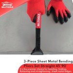 3-Piece Bending Plier Set for Sheet Metal