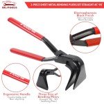 3-Piece Bending Plier Set for Sheet Metal