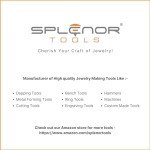 Splenor Tools Round Punch Disc Cutter for Jewelry