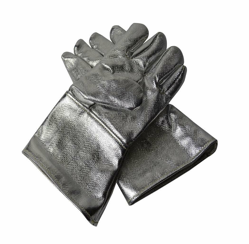 18" Aluminized Carbon Gloves for Metal Casting