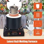 8KG PID Electric Smelting Kiln for Metals