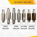 3-Inch Rolling Mill with 7 Rollers for Jewelry