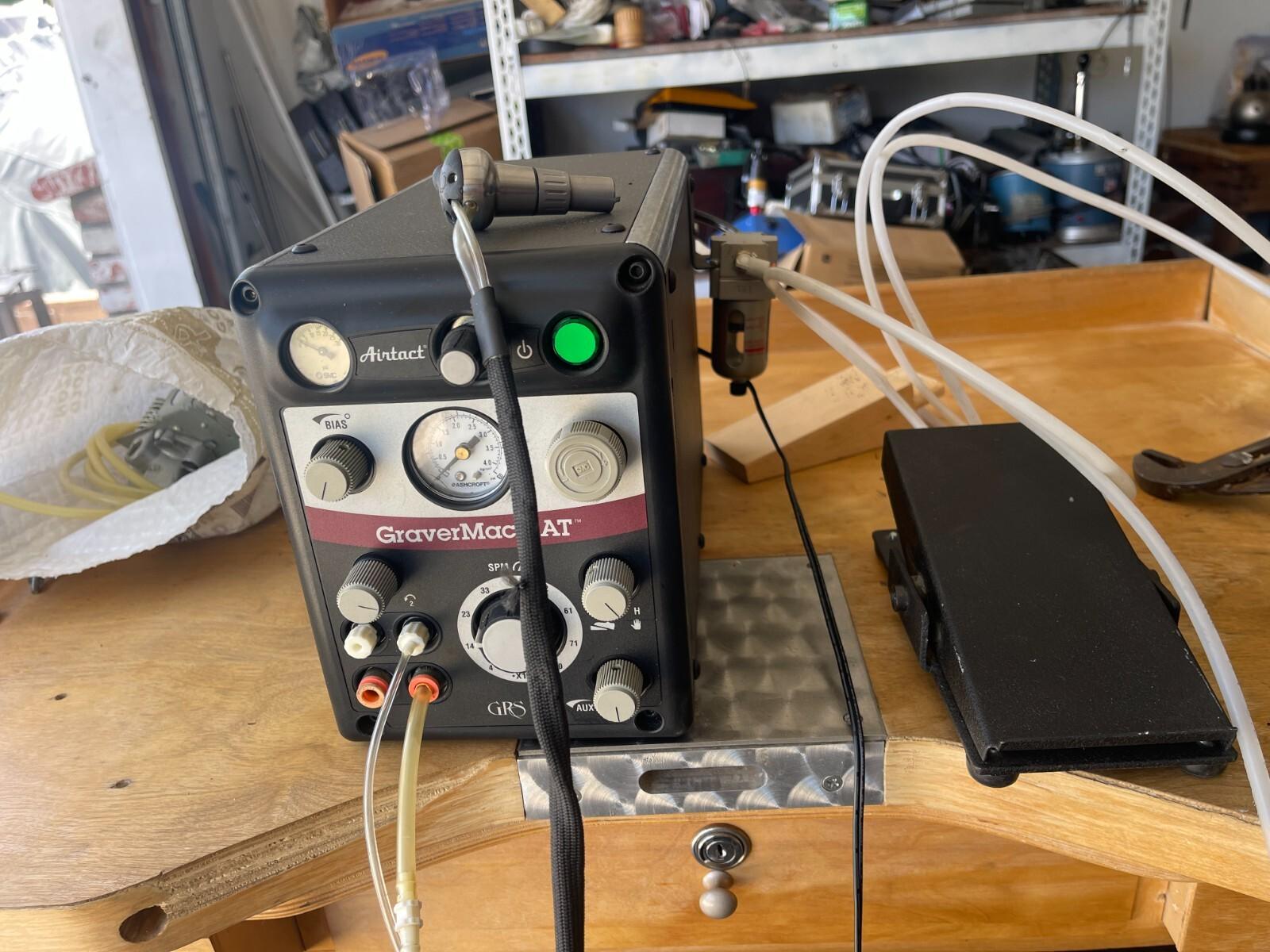 GRS Engraving Gravermach AT with Silent Compressor