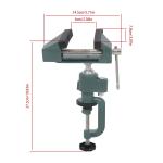 Swivel Bench Vise - 3" Tabletop Clamp Vice