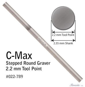 GRS C-MAX Carbide Round Stepped Gravers Set