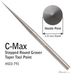 GRS C-MAX Carbide Round Graver Taper Tool
