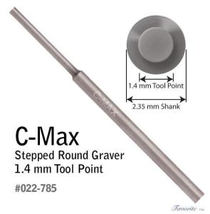 GRS® C-MAX Carbide Round Stepped Gravers Set