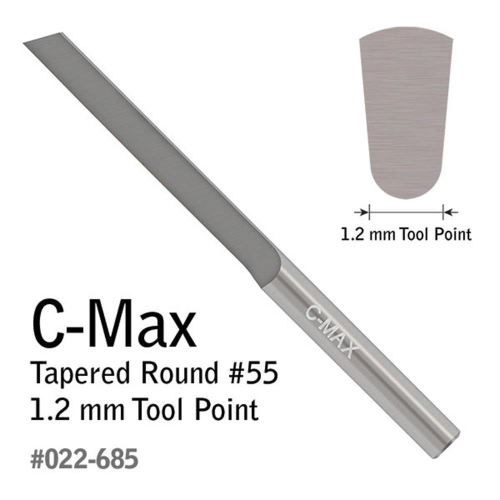 GRS C-Max Tapered Round Graver Tool #55