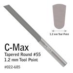 GRS C-Max Tapered Round Graver Tool #55