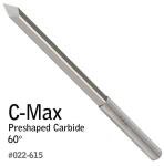 GRS C-Max Carbide V-Point Gravers, Multiple Degrees