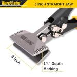 HURRICANE 3-Inch Straight Jaw Metal Bender Tool