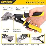 HURRICANE 3-Inch Straight Jaw Metal Bender Tool