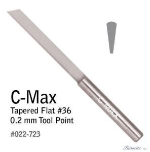 GRS C-MAX Tapered Flat Carbide Gravers #36-45