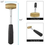 Beadsmith Brass Head Mallet for Metalsmithing