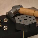 Beadsmith 2” Hex Anvil with Holes and Slots