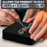 Jewelry Making Bench Block – 4"x4" Rubber Pad