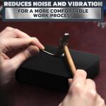 Jewelry Making Bench Block – 4"x4" Rubber Pad