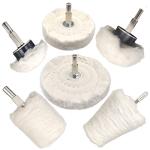 Tworider 6-Piece Buffing Wheel Set for Drills