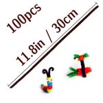 Brown Chenille Pipe Cleaners Set - 100 Pieces