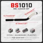 Deburring Tool with Micro-Polished Handle and Blades