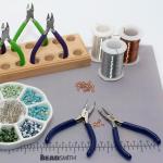 Beadsmith Bent Chain-Nose Pliers for Jewelry Making