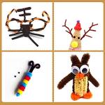 Brown Chenille Pipe Cleaners Set - 100 Pieces